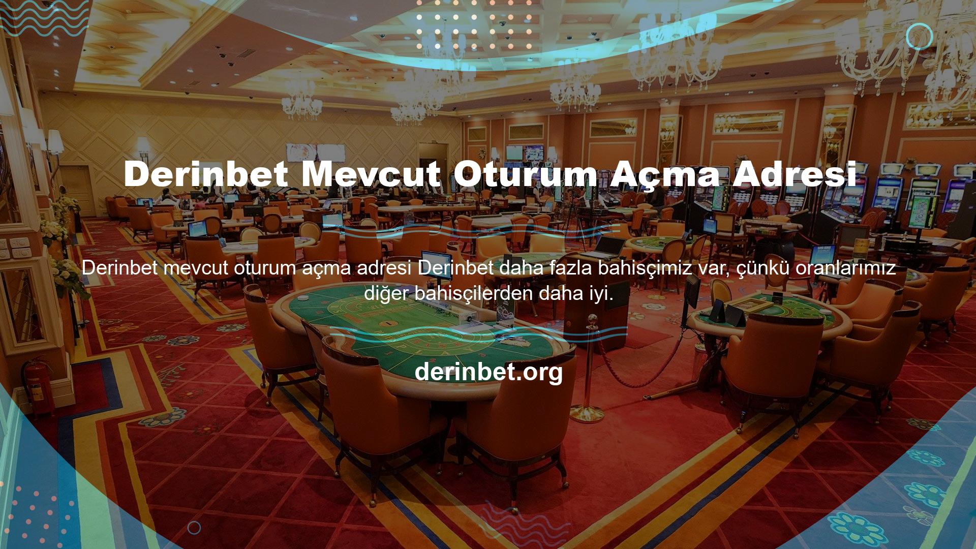 Derinbet Gaming, her geçen gün üye sayısı artan Türkiye'deki yasa dışı casino sitelerinden biridir