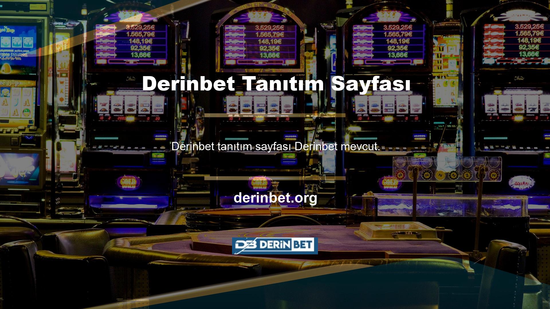 Derinbet tanıtmaktadır