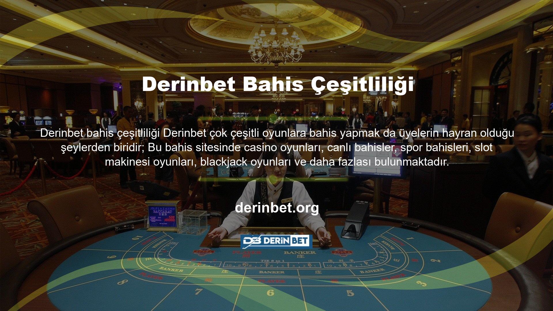 Derinbet bahis sitesinin beyaz tabanlı bir teması vardır